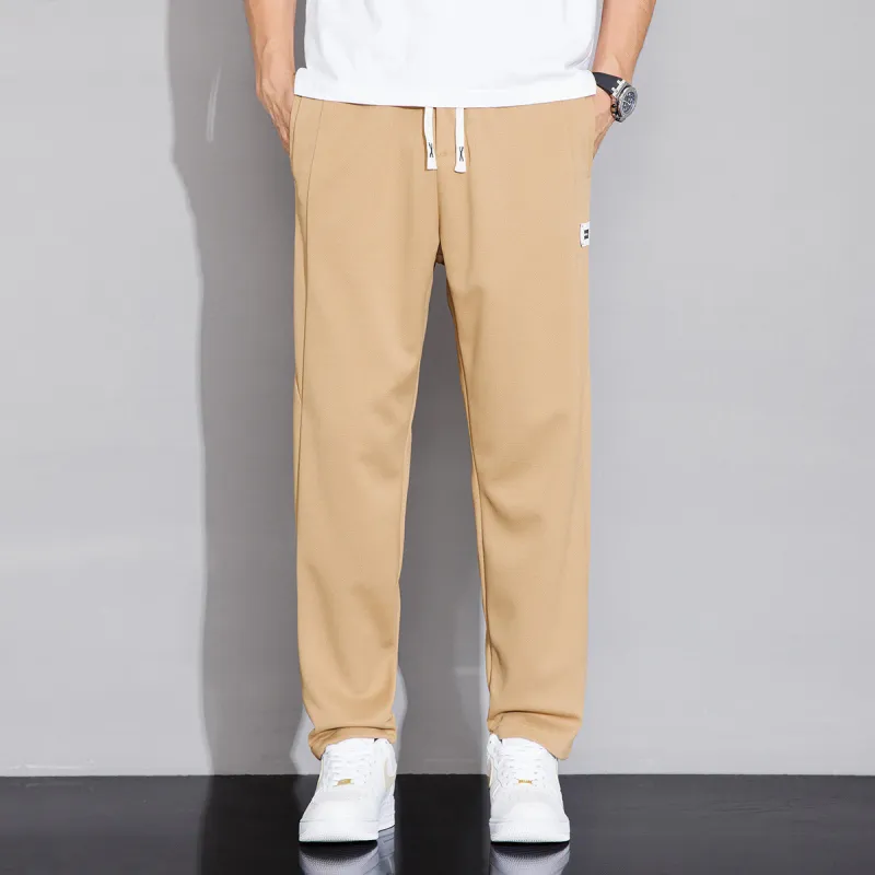 Tonlion Casual Pants Men's Dark Khaki-5