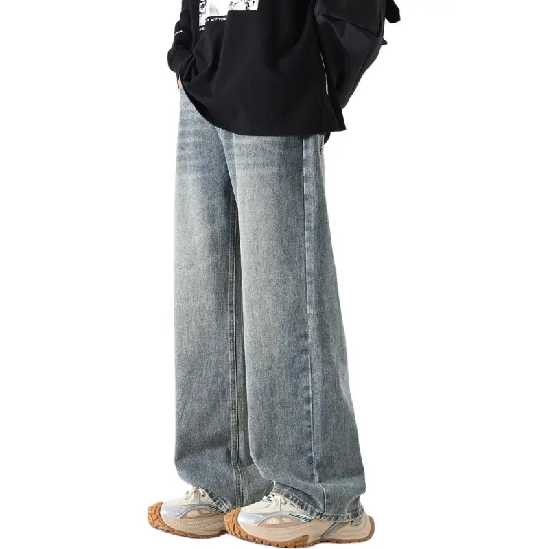 Tonlion Jeans Unisex Vintage Blue-2