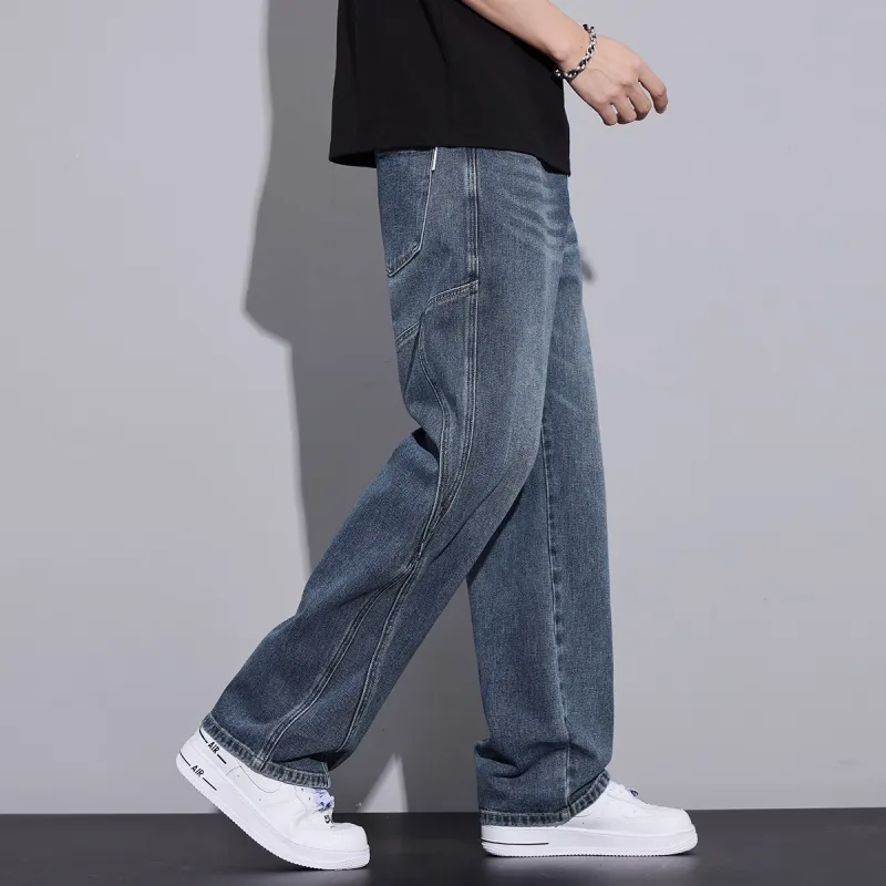 Tonlion Jeans Unisex Medium Blue-4