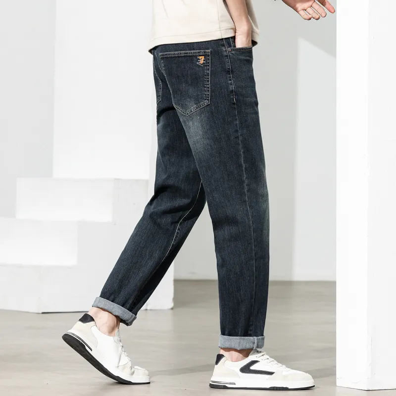Tonlion Jeans Unisex Blue Gray-6
