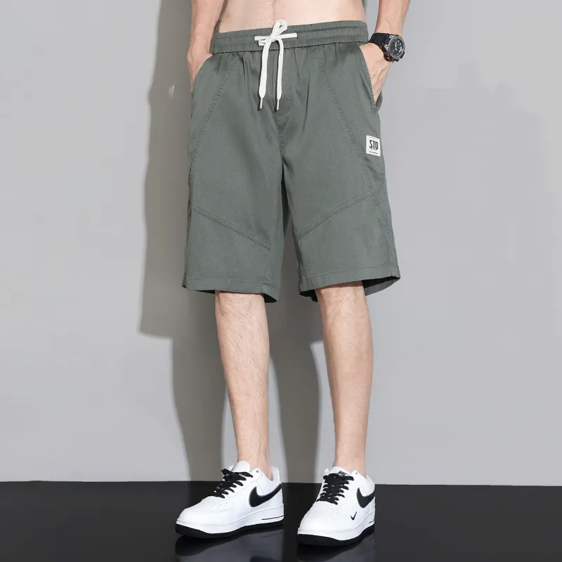 Tonlion Casual Shorts Men's Olive Green-6