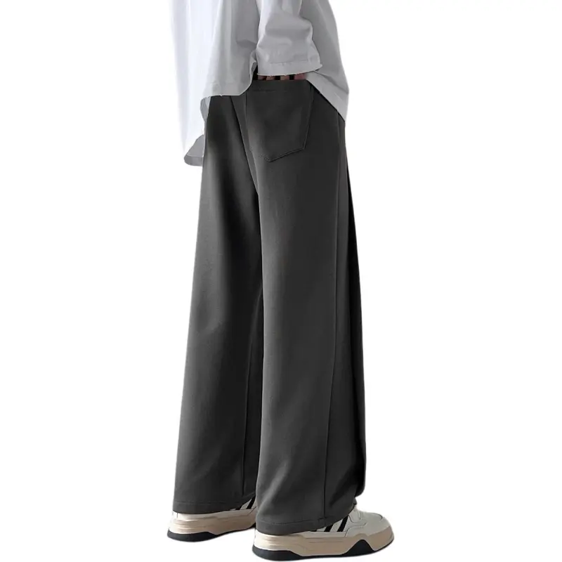 Tonlion Casual Pants Unisex Medium Gray-1