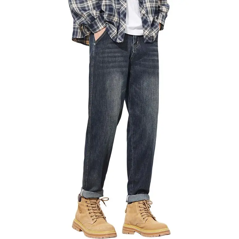 Tonlion Jeans Unisex Vintage Blue-19