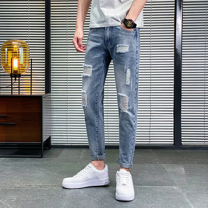Tonlion Jeans Unisex Light Blue-10