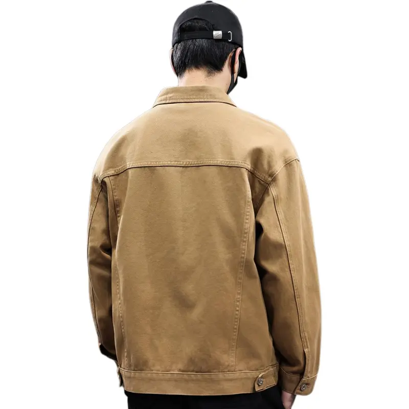 Tonlion Denim Jacket Unisex Khaki-0