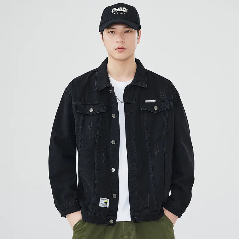 Tonlion Denim Jackets Unisex-13