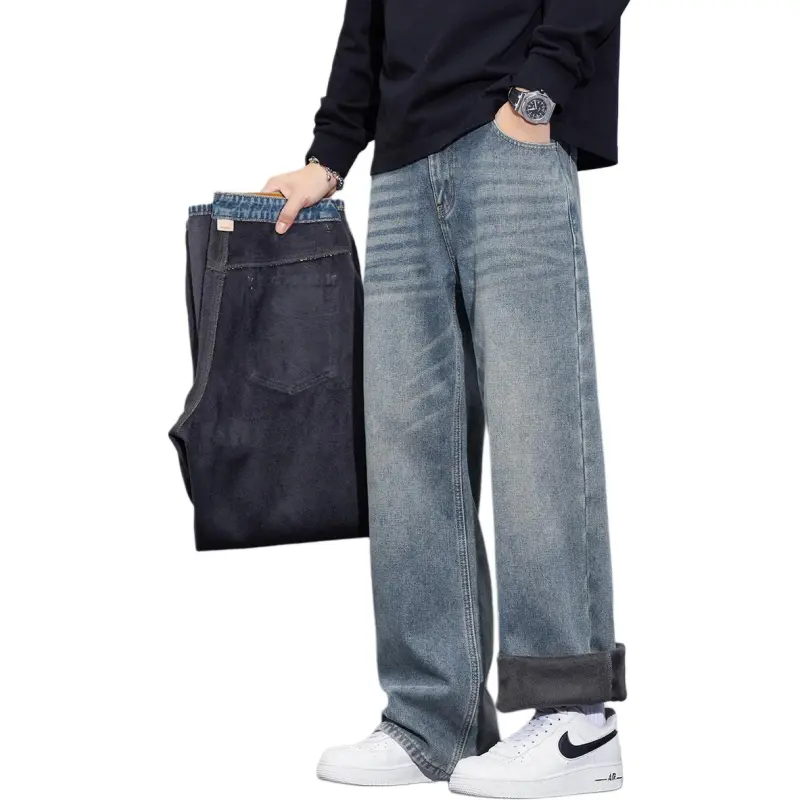 Tonlion Jeans Unisex Vintage Blue-1