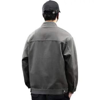 Tonlion Denim Jackets Unisex Army Green
