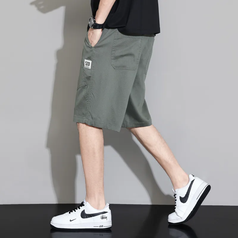 Tonlion Casual Shorts Men's Olive Green-7