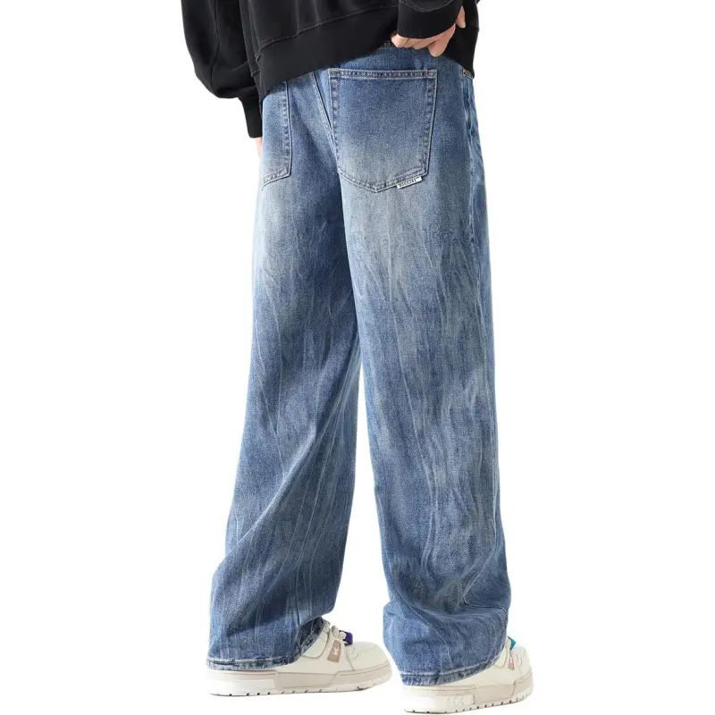 Tonlion Jeans Unisex Medium Blue-3