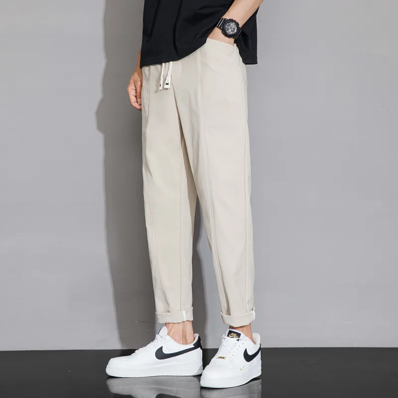 Tonlion Casual Pants Men's Light Khaki-3