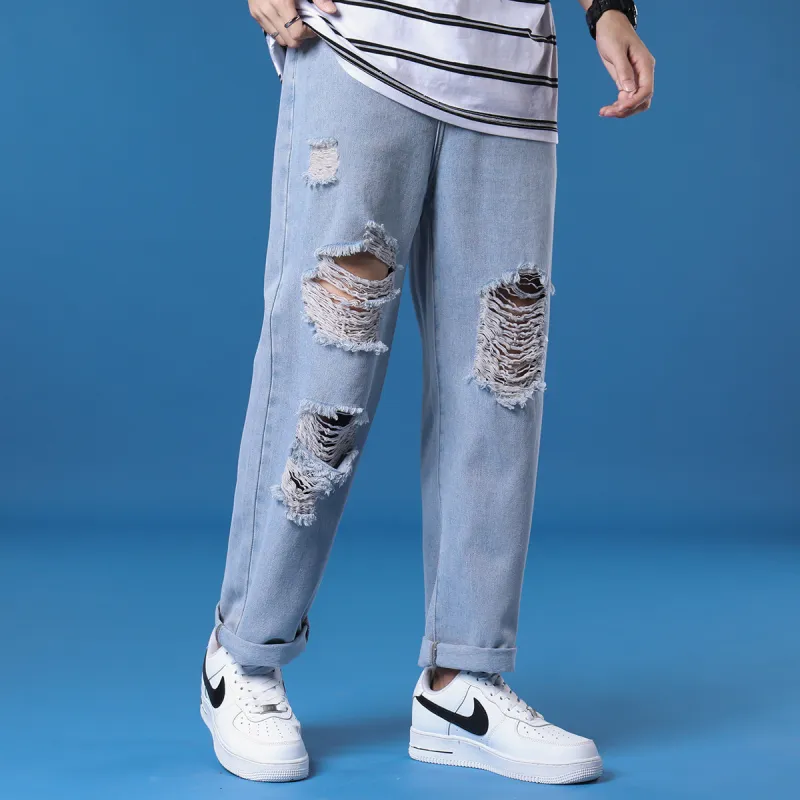 Tonlion Jeans Unisex Light Blue-4