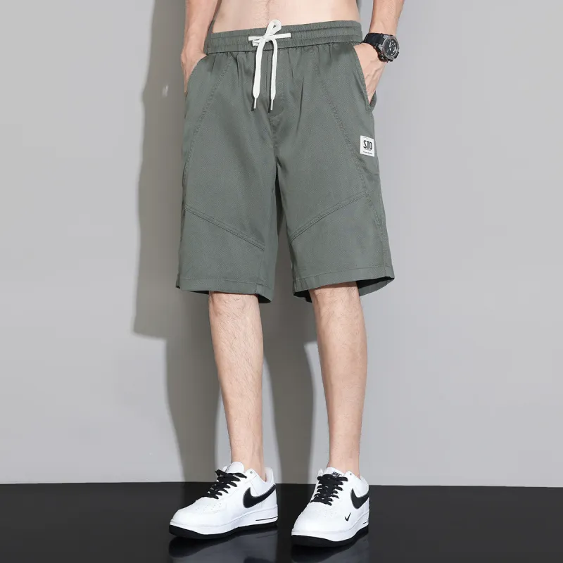 Tonlion Casual Shorts Men's Olive Green-8