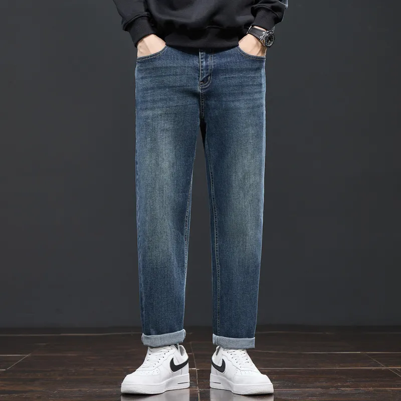 Tonlion Jeans Unisex Gray Teal-2