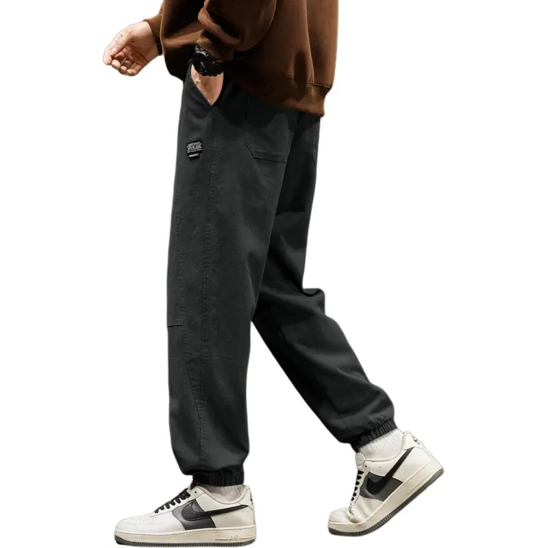 Tonlion Casual Pants Unisex Dark Gray-3
