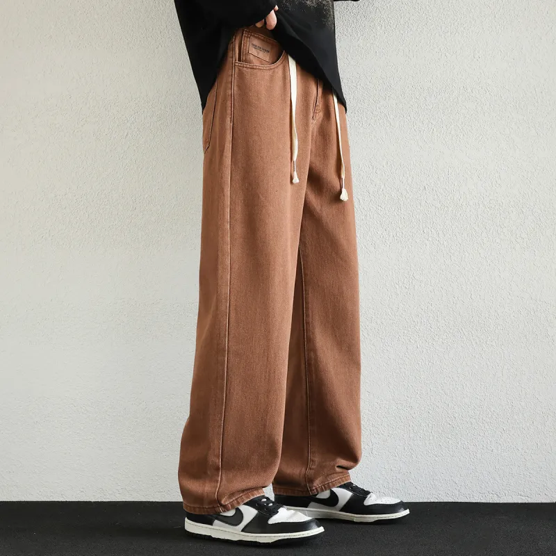 Tonlion Jeans Unisex Coffee-4