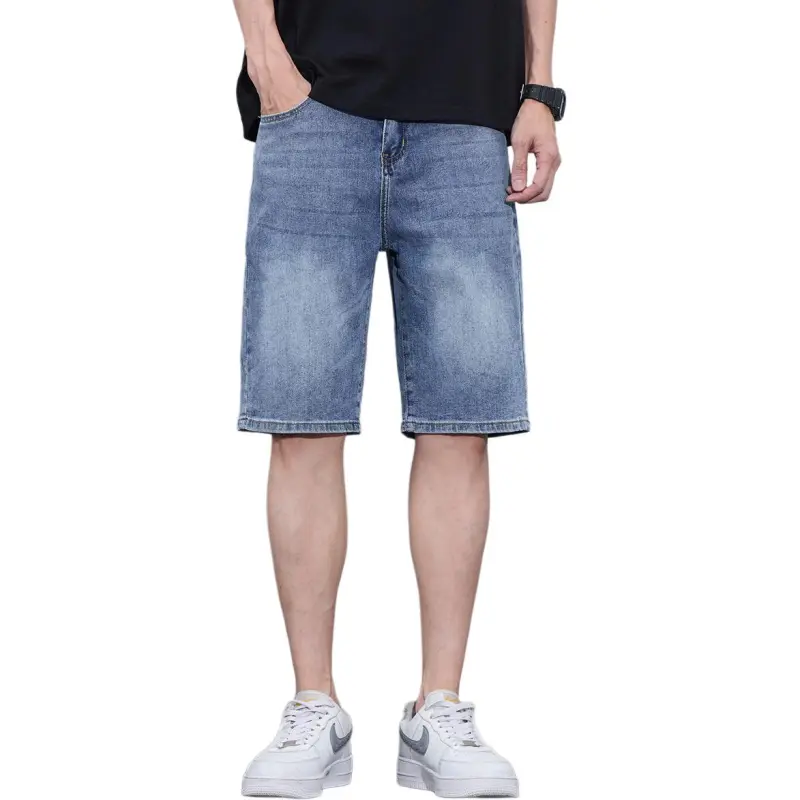 Tonlion Denim Shorts Unisex Dark Blue-2