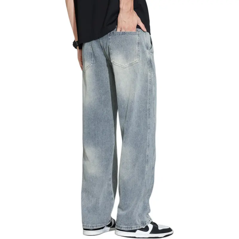 Tonlion Jeans Men Vintage Blue-1
