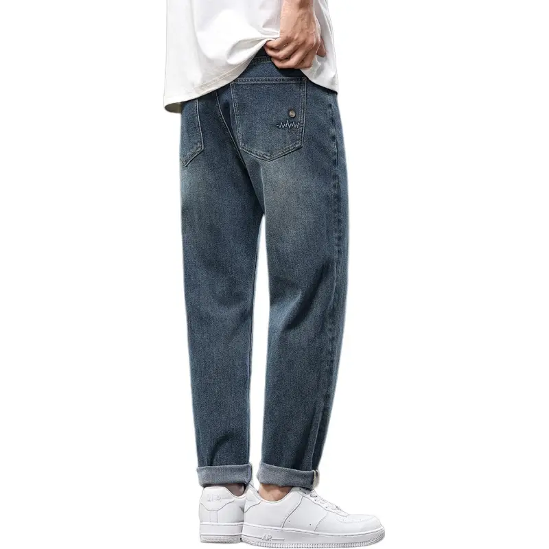 Tonlion Jeans Unisex Vintage Blue-1