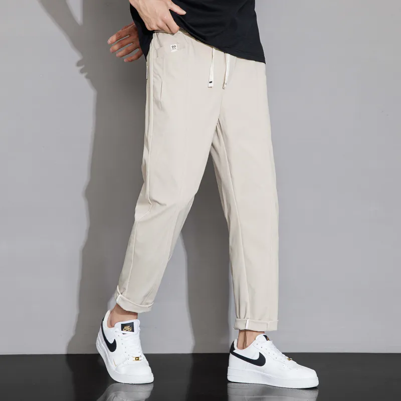Tonlion Casual Pants Men's Light Khaki-2