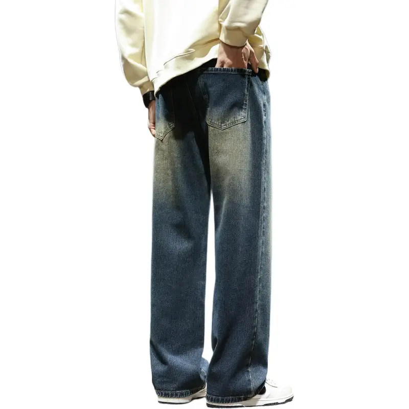 Tonlion Jeans Unisex Vintage Blue-1