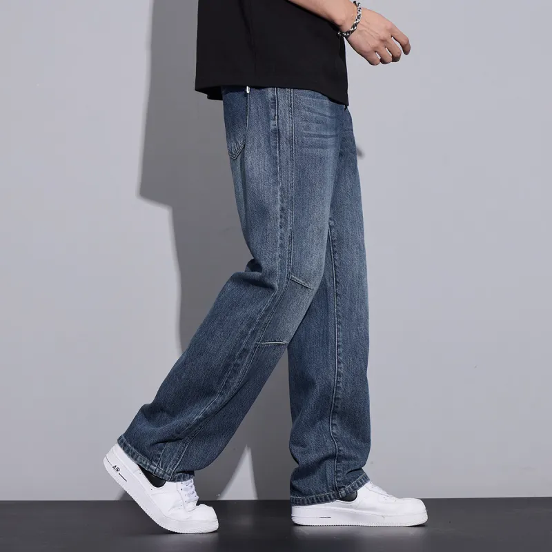 Tonlion Jeans Unisex Medium Blue-5