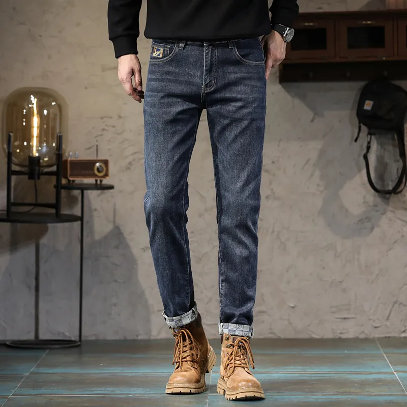 Tonlion Jeans Men Blue-6