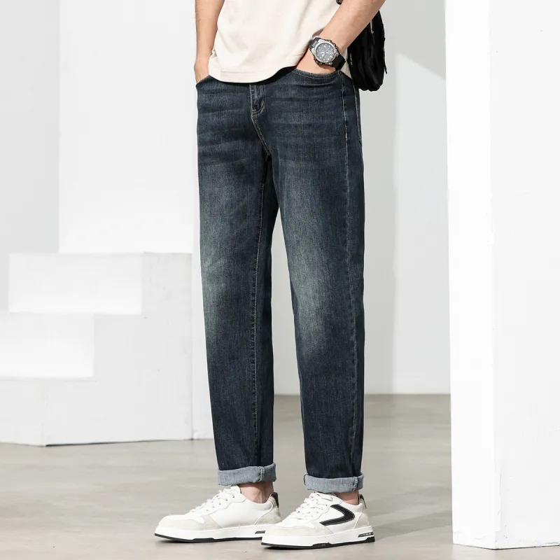 Tonlion Jeans Unisex Blue Gray-4
