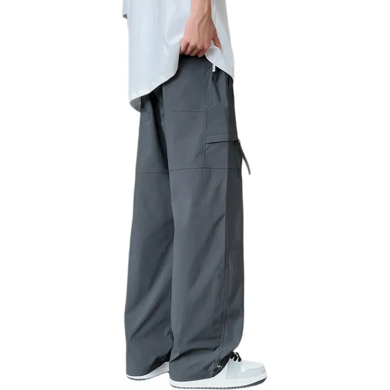 Tonlion Casual Pants Unisex Dark Gray-1