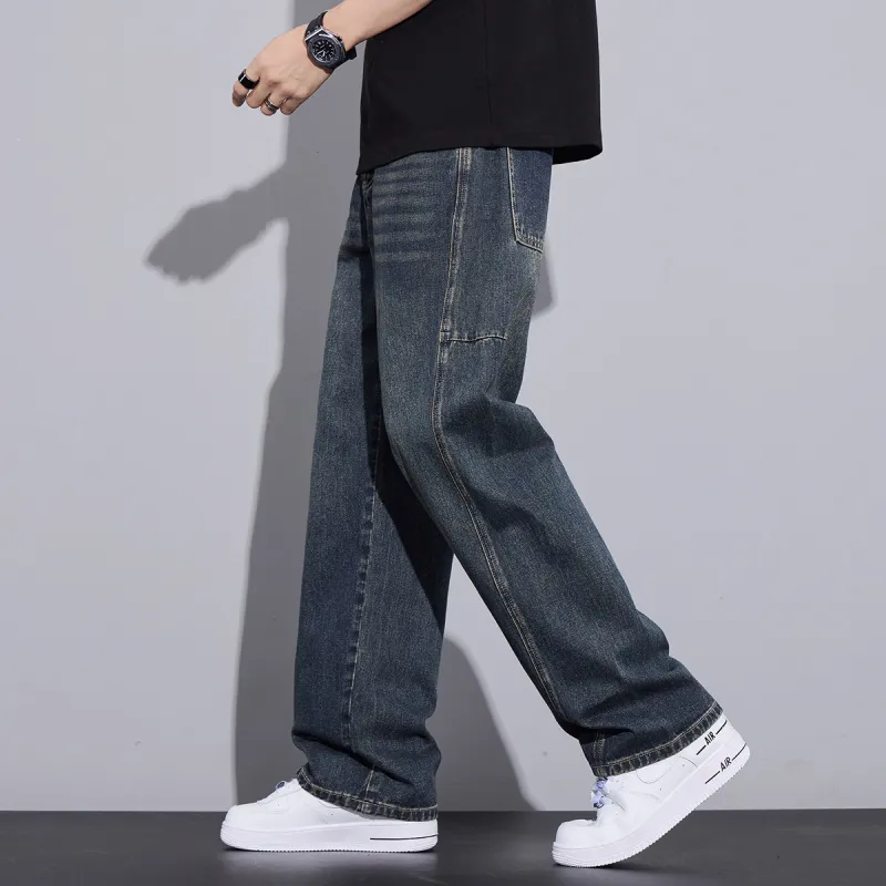 Tonlion Jeans Unisex Vintage Blue-2