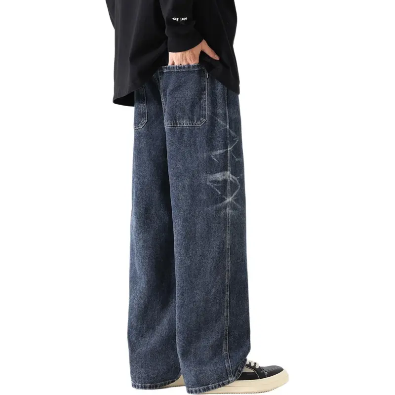Tonlion Jeans Unisex Vintage Blue-1