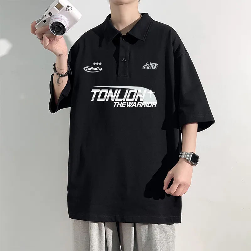 Tonlion Polo Shirts Unisex-8