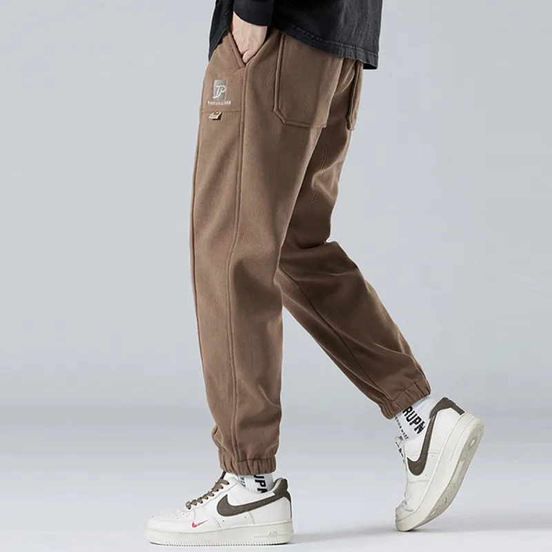 Tonlion Casual Pants Unisex Khaki-6