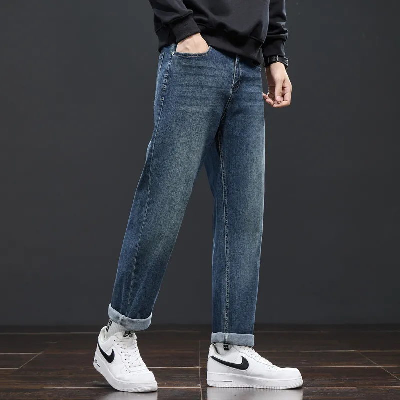 Tonlion Jeans Unisex Gray Teal-4