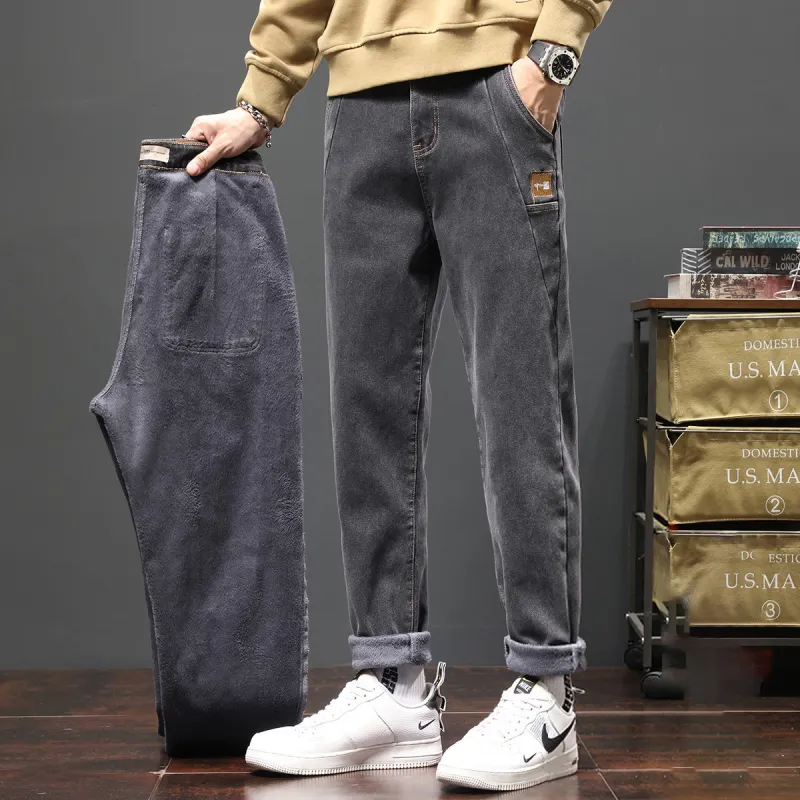 Tonlion Jeans Men's Medium Gray-5