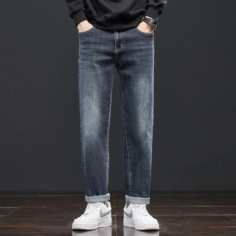 Tonlion Jeans Unisex Gray Blue-4