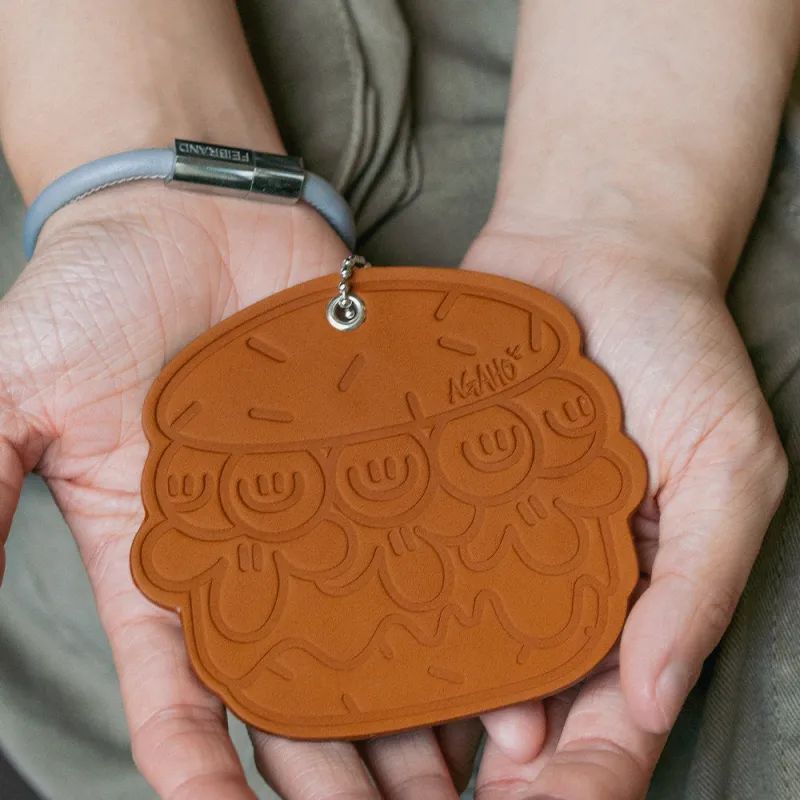 FEIBRAND Calfskin Pendants Unisex Brown-6