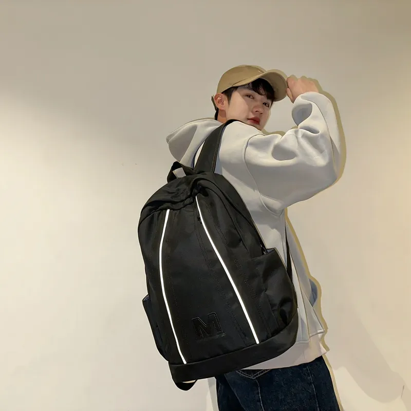 FINDINGS Nylon Backpack Regular Unisex Black/White/Pink/Khaki-6