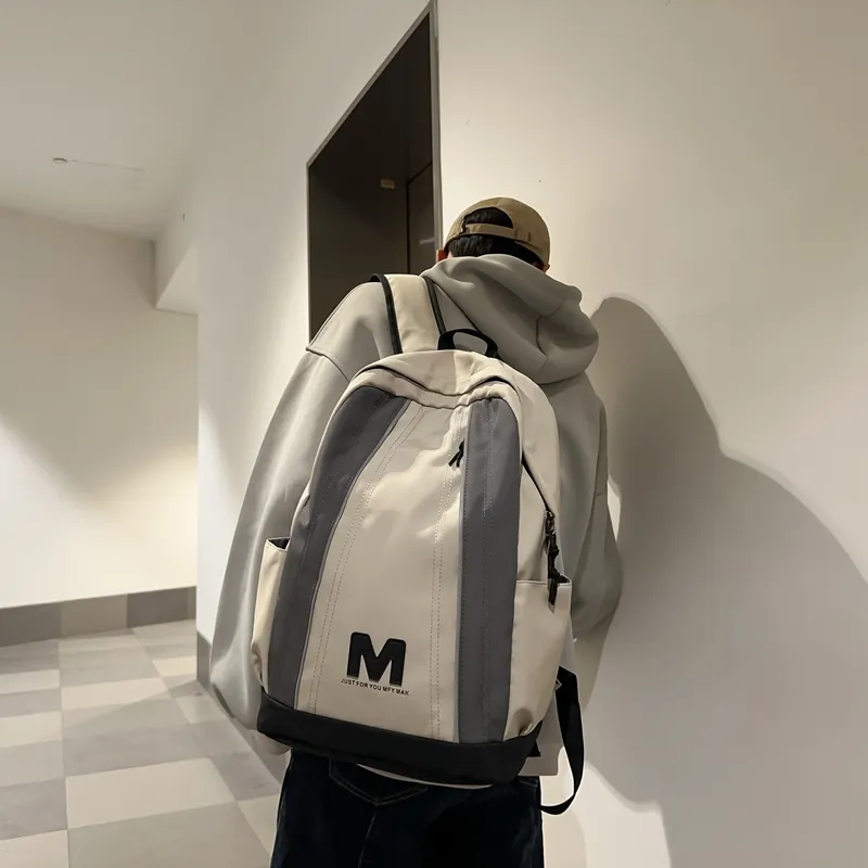 FINDINGS Nylon Backpack Regular Unisex Black/White/Pink/Khaki-21