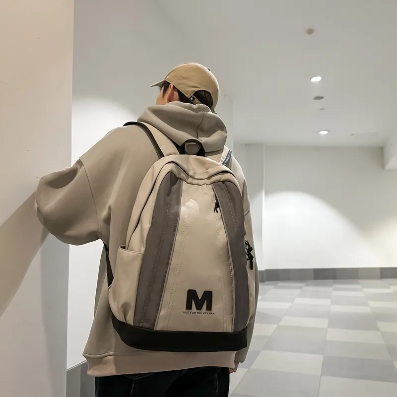 FINDINGS Nylon Backpack Regular Unisex Black/White/Pink/Khaki-22