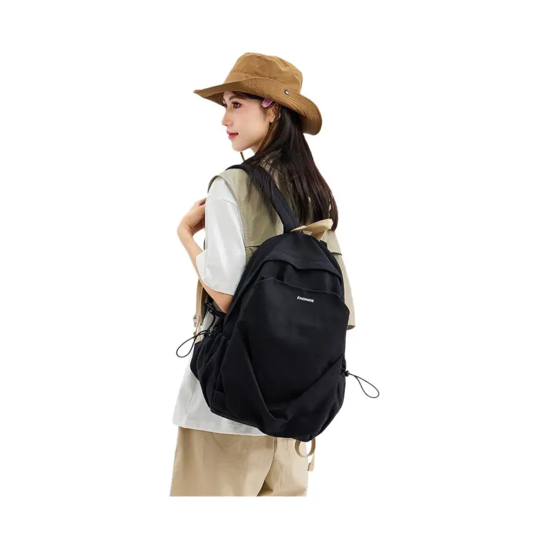 FINDINGS Canvas Backpack Unisex Black/White/Green/Sugar-8