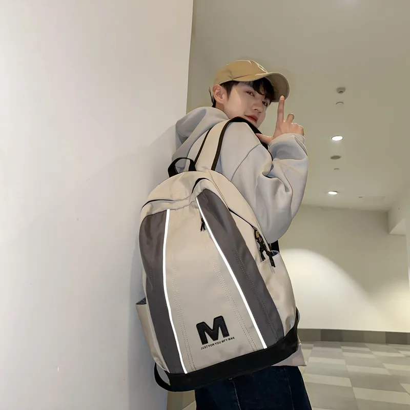 FINDINGS Nylon Backpack Regular Unisex Black/White/Pink/Khaki-26