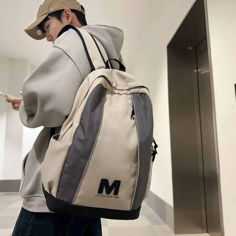 FINDINGS Nylon Backpack Regular Unisex Black/White/Pink/Khaki-20
