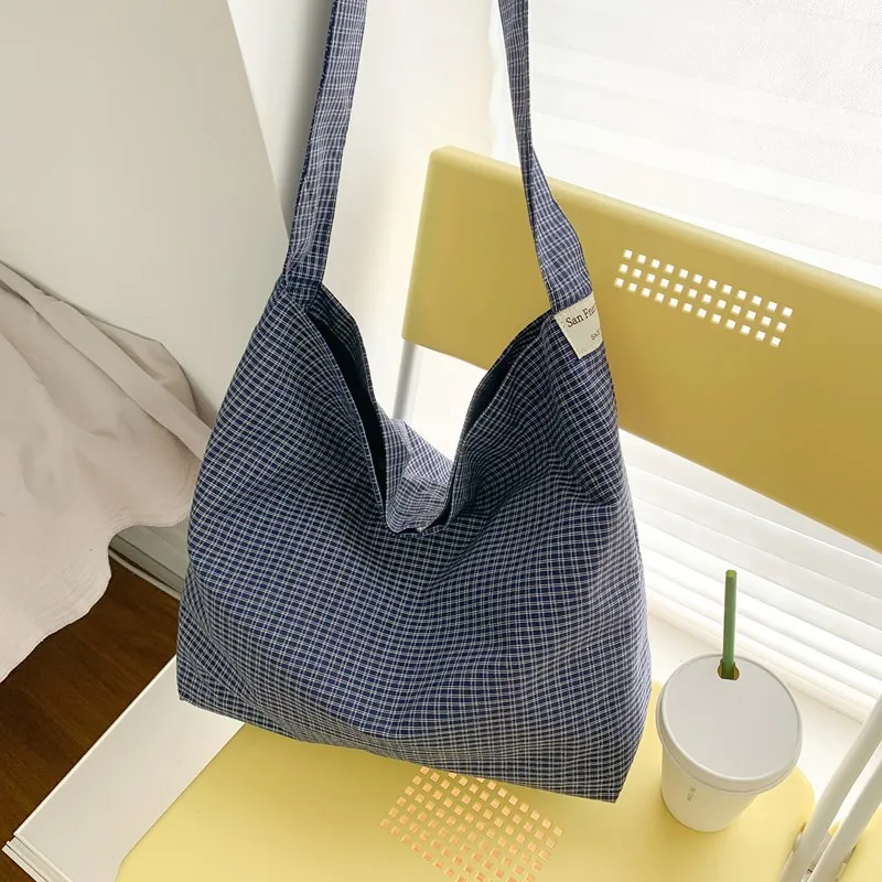 FINDINGS Cotton Fabric Shoulder Bag Unisex Multicolor-6