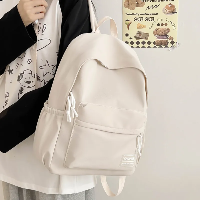 FINDINGS Polyester Backpack Regular Unisex Dopamine Dressing Color Scheme-7