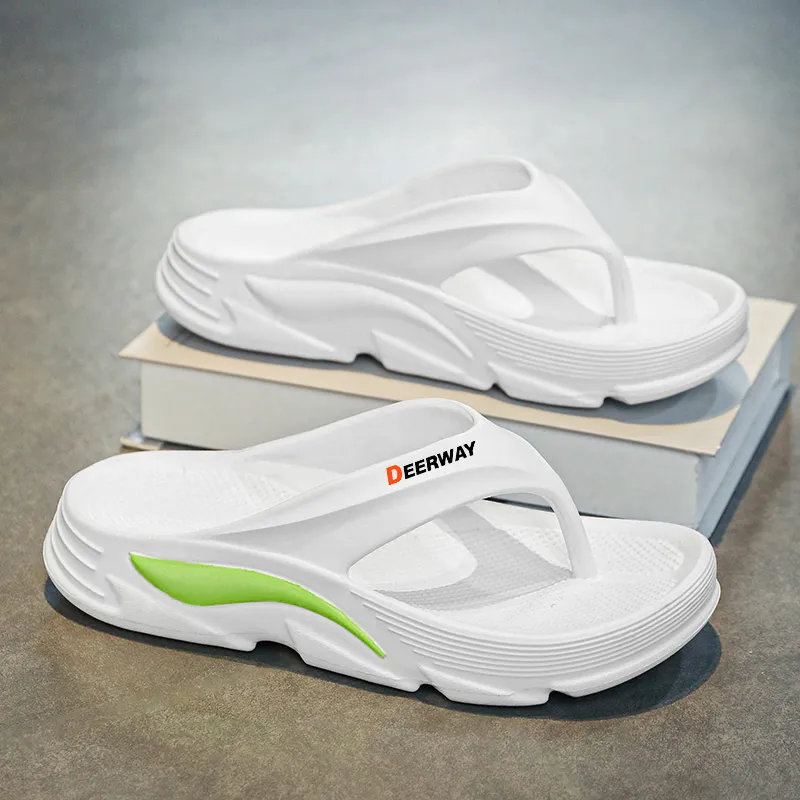 DEERWAY Quiet, Odor Resistant, Slip Resistant Flip Flops Men's-11