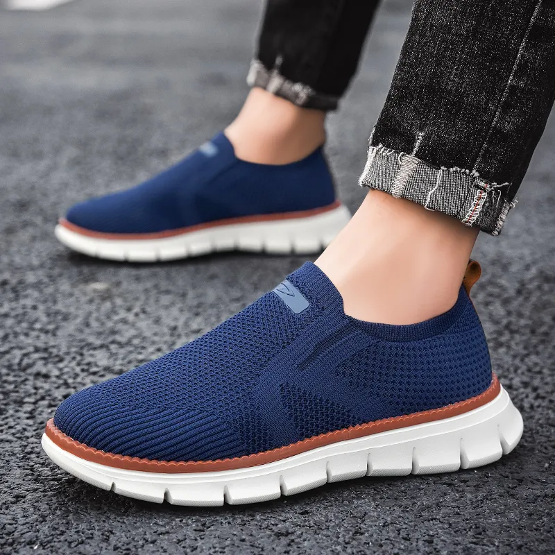 DEERWAY Slip Resistant, Breathable, Lightweight Low Top Casual Shoes Men's-17
