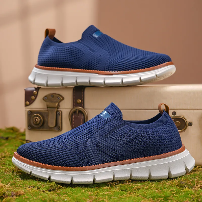 DEERWAY Slip Resistant, Breathable, Lightweight Low Top Casual Shoes Men's-16