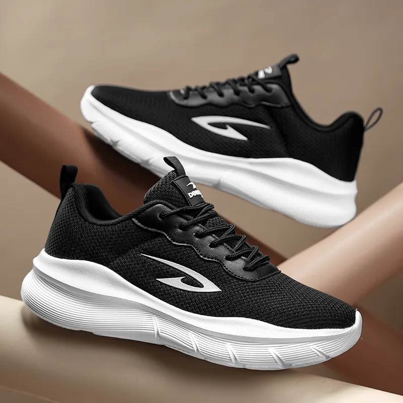 DEERWAY Shock Absorbers Slip Resistant Breathable Low Top Casual Shoes Men's-3