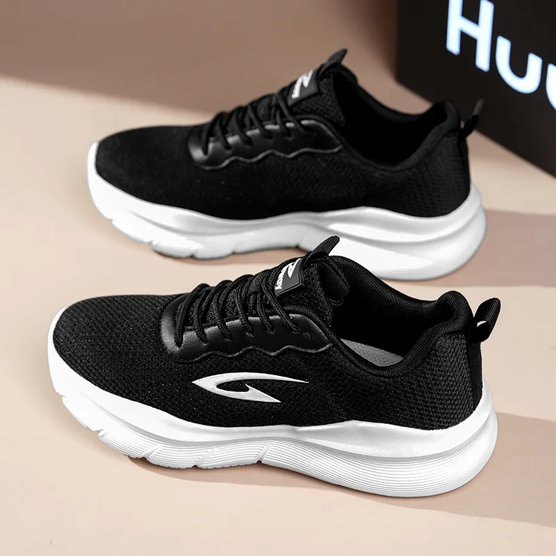 DEERWAY Shock Absorbers Slip Resistant Breathable Low Top Casual Shoes Men's-4
